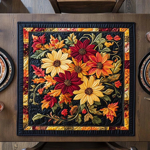Fall Harvest Dream Quilted Table Topper