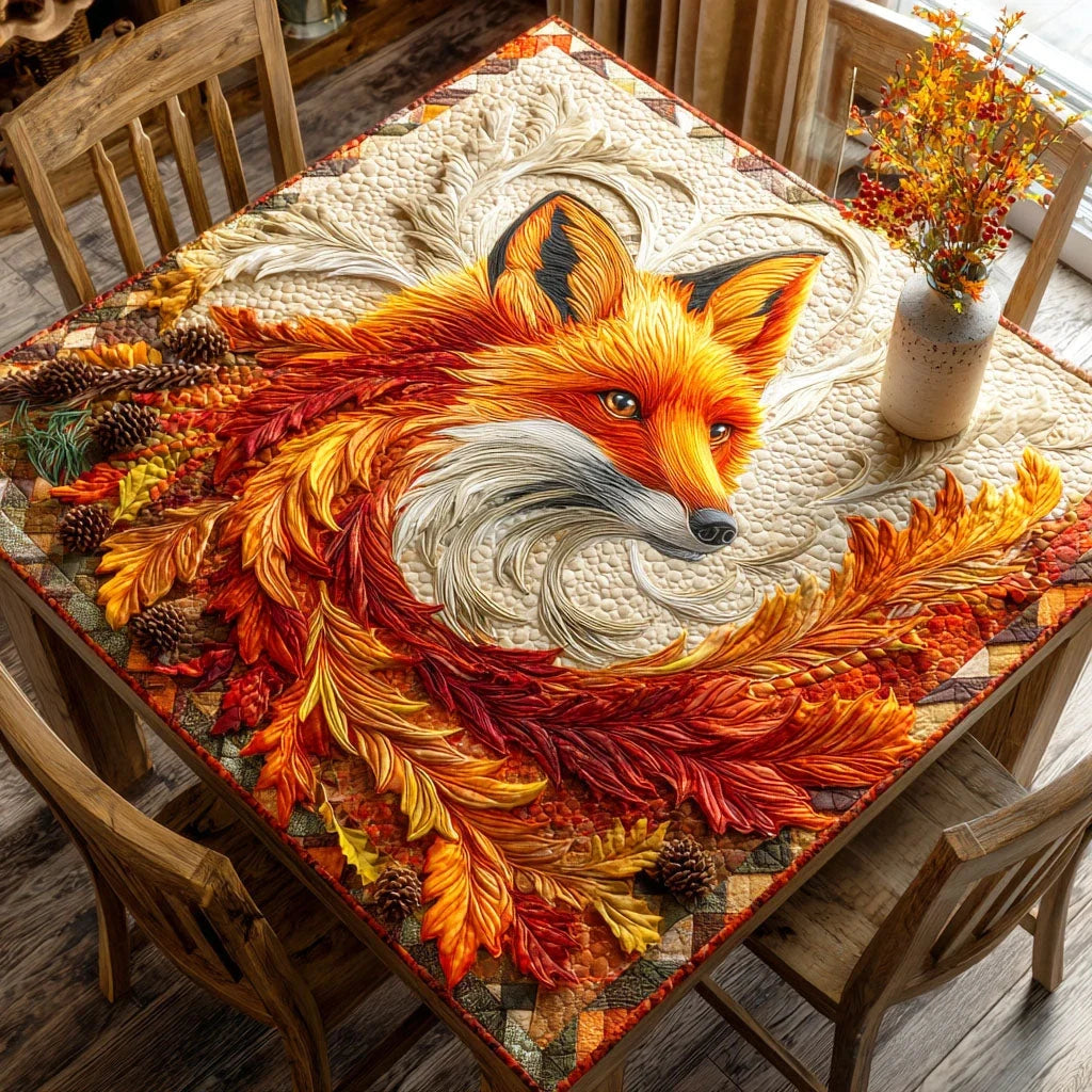 Falling Breeze Quilted Table Topper