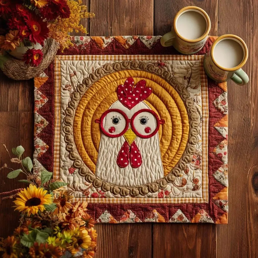 Farmhouse Giggles Quilted Table Topper