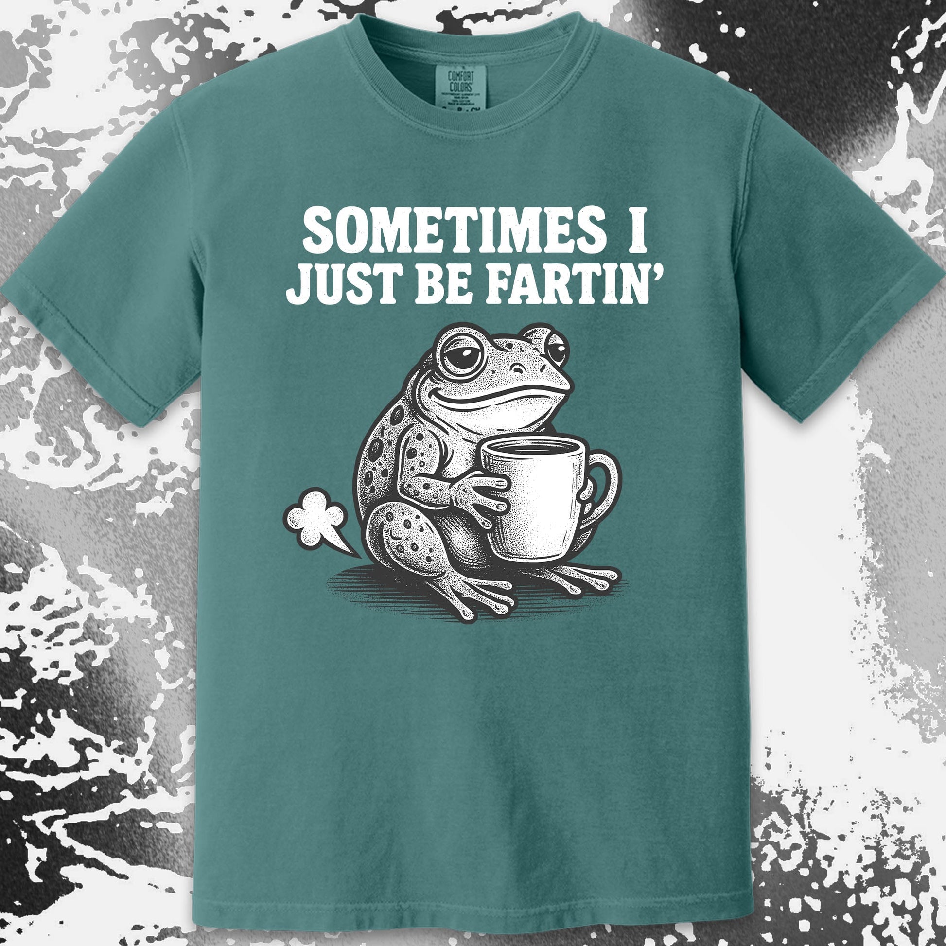 Sometimes I Just Be Fartin Frog Shirt (view 12)