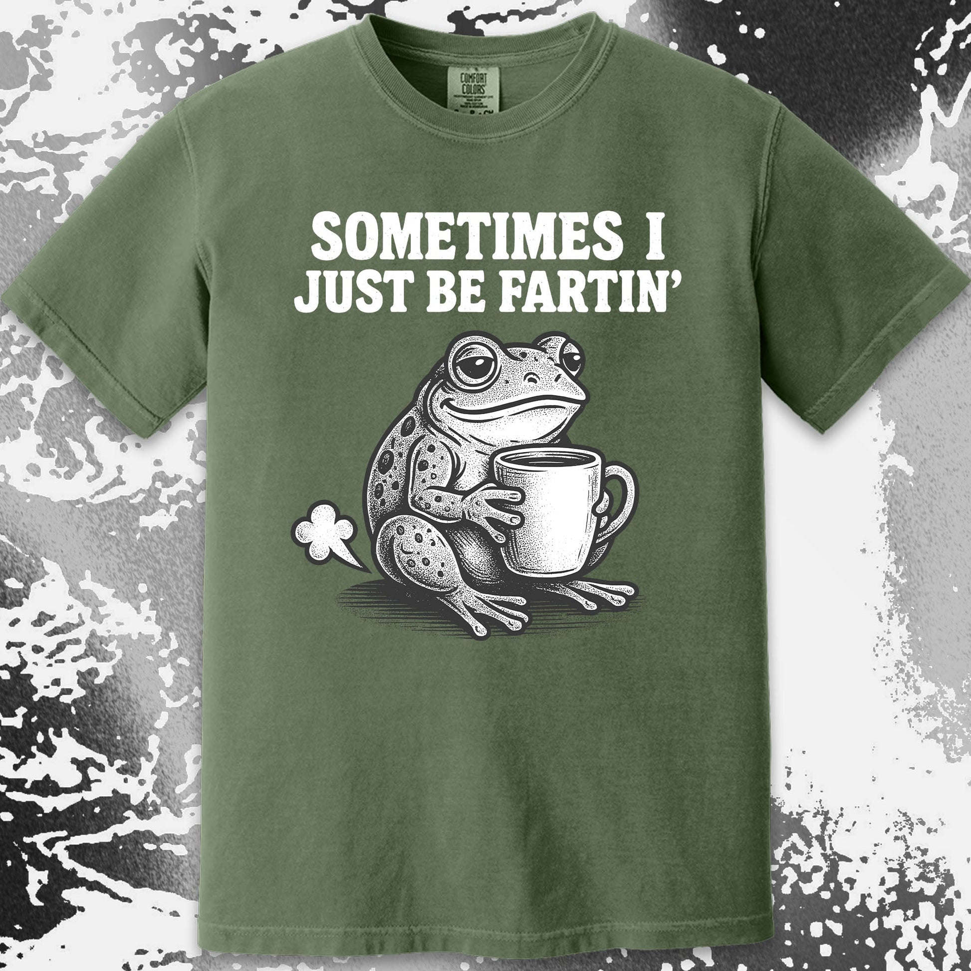 Sometimes I Just Be Fartin Frog Shirt (view 13)