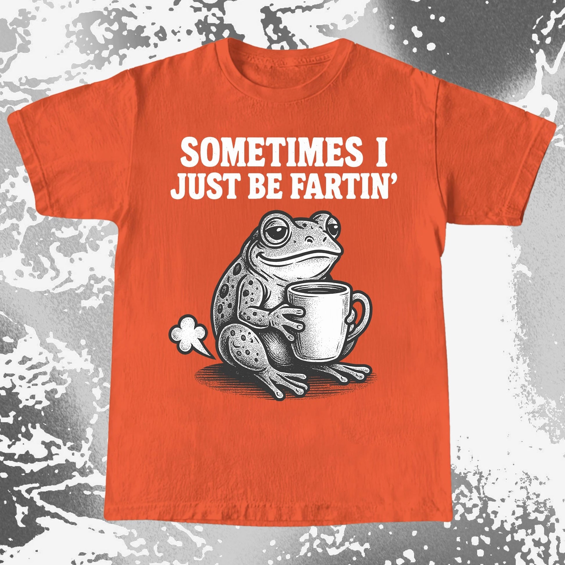 Sometimes I Just Be Fartin Frog Shirt (view 8)