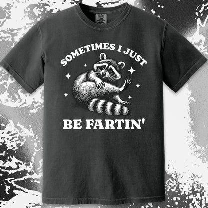 Sometimes I Just Be Fartin' Raccoon Shirt, funny meme tee gift (view 16)