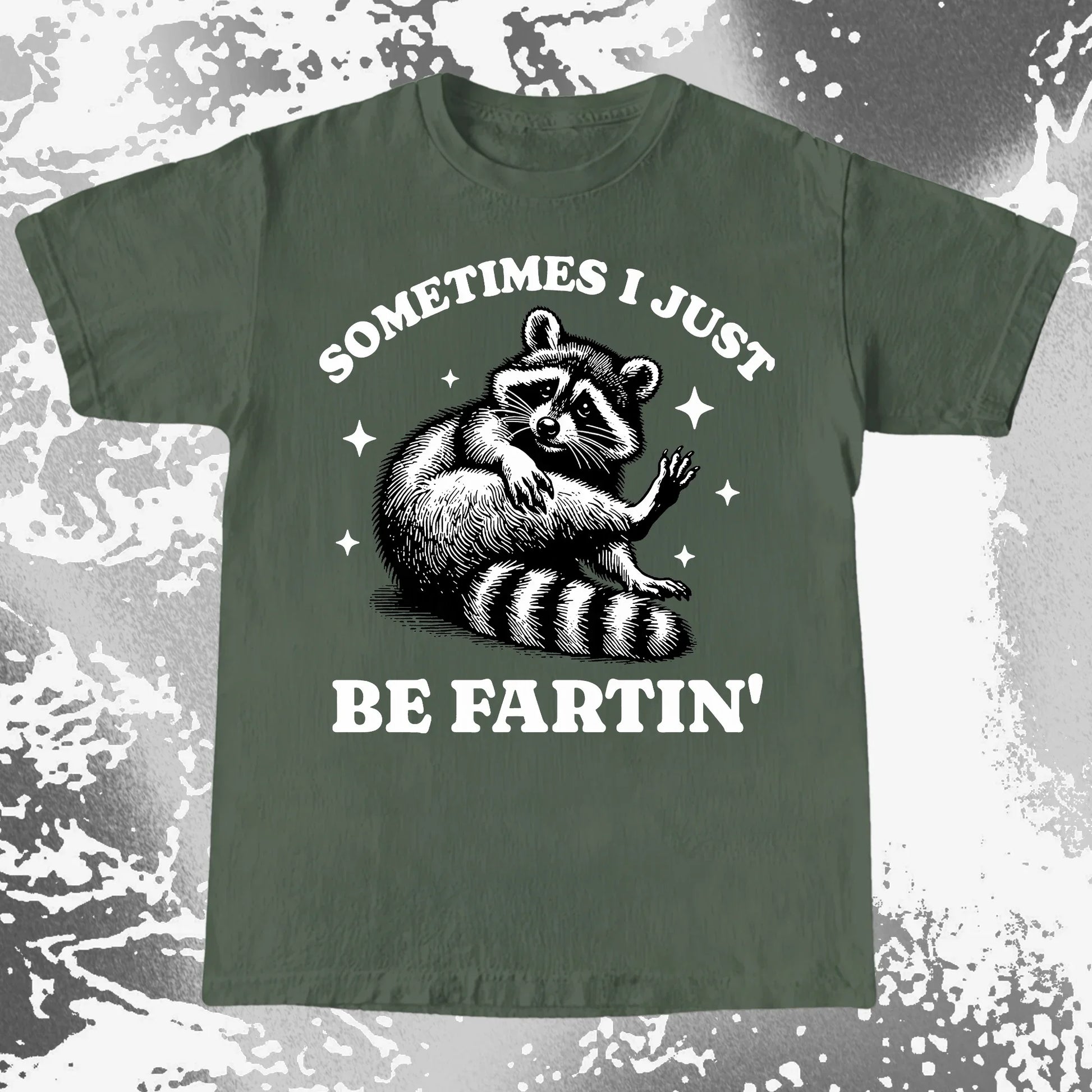 Sometimes I Just Be Fartin' Raccoon Shirt, funny meme tee gift (view 6)