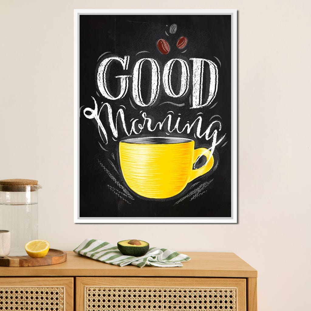 Good Morning Canvas Wall Art