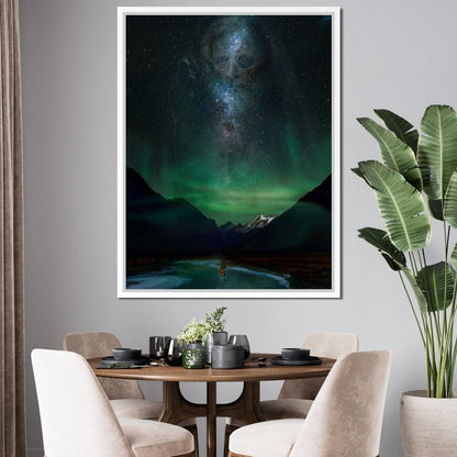 Odin Viking Funeral Boat - KitConcepts Canvas Wall Art