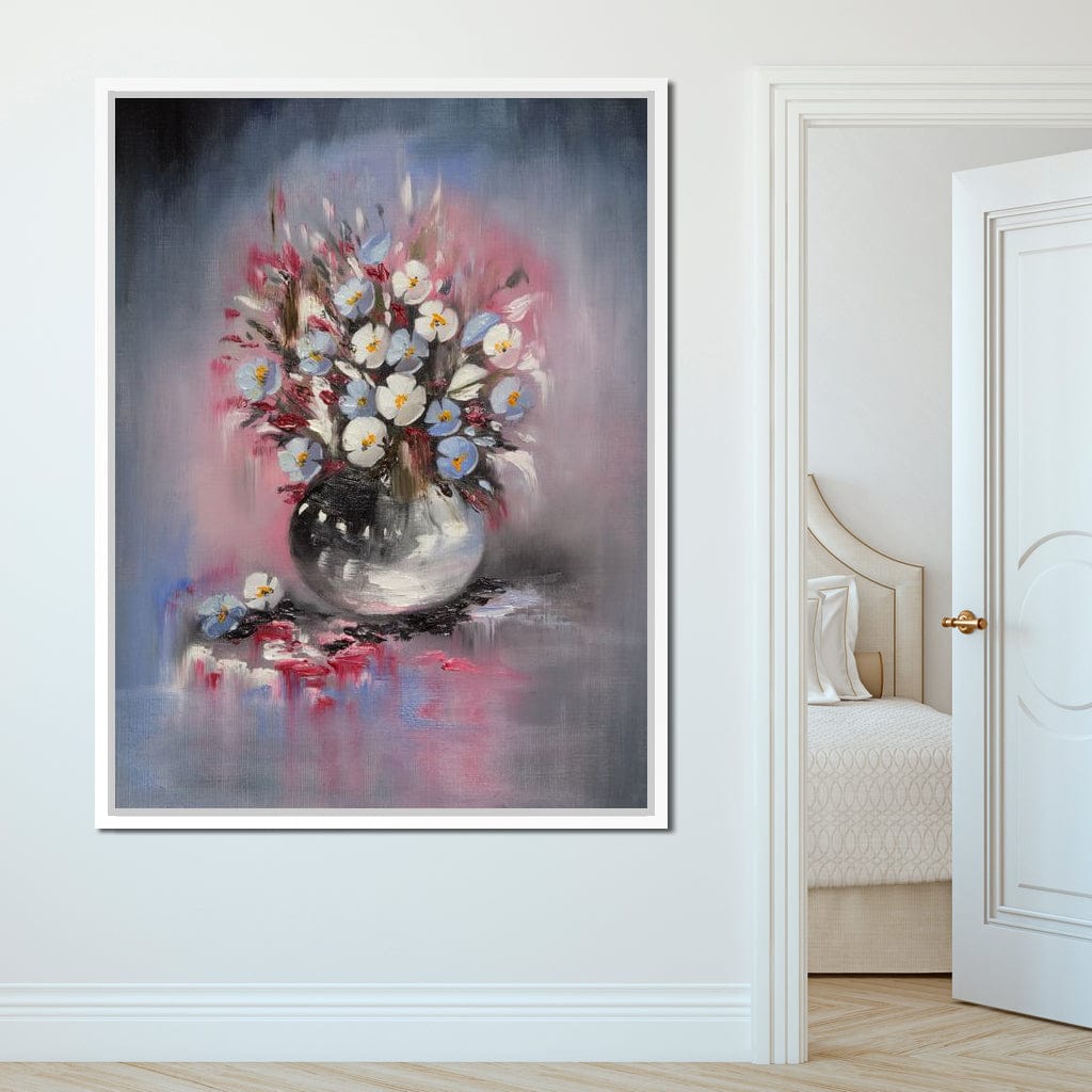 Beautiful Flowers Vase Canvas Wall Art