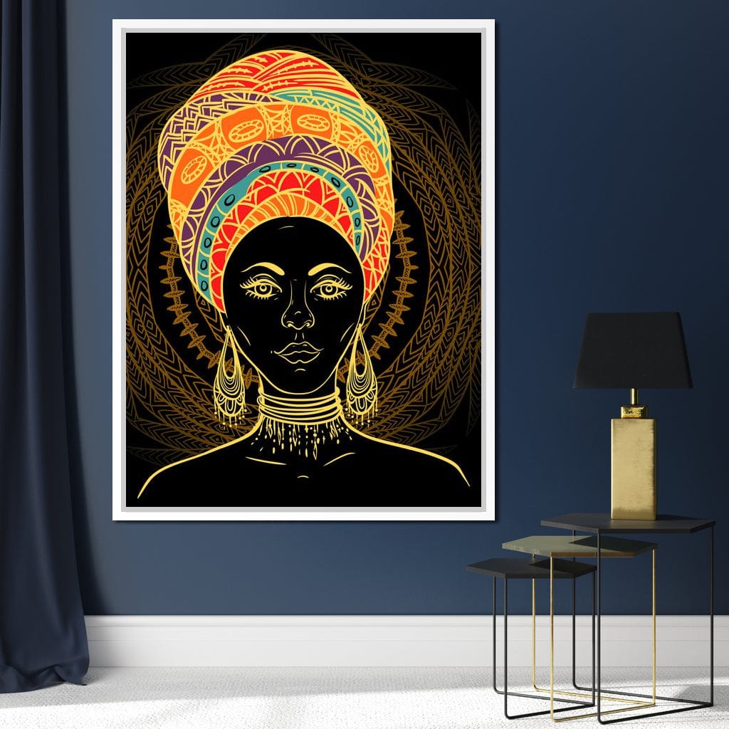Colorful Turban Canvas Wall Art