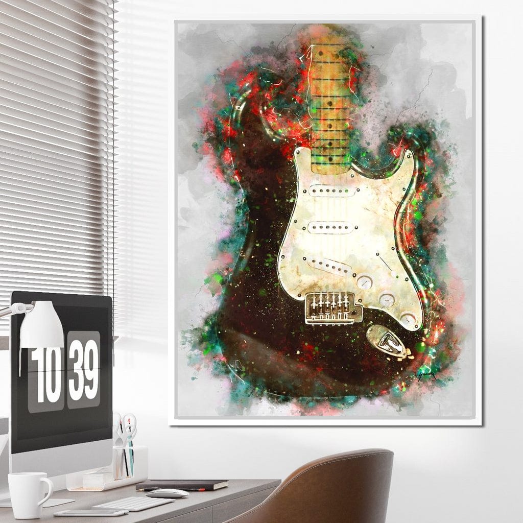 Eric Clapton's Guitar Canvas Wall Art