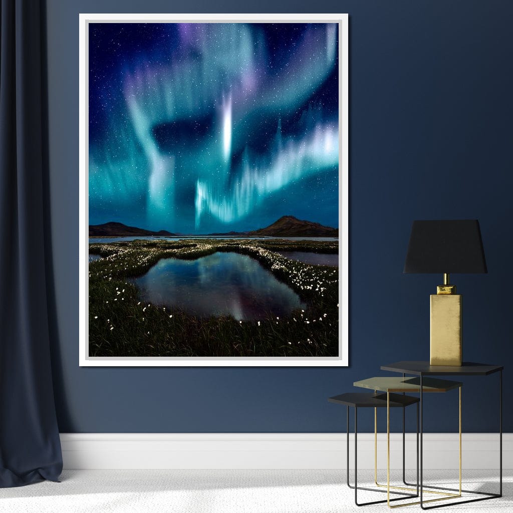 Enlightened Night Canvas Wall Art