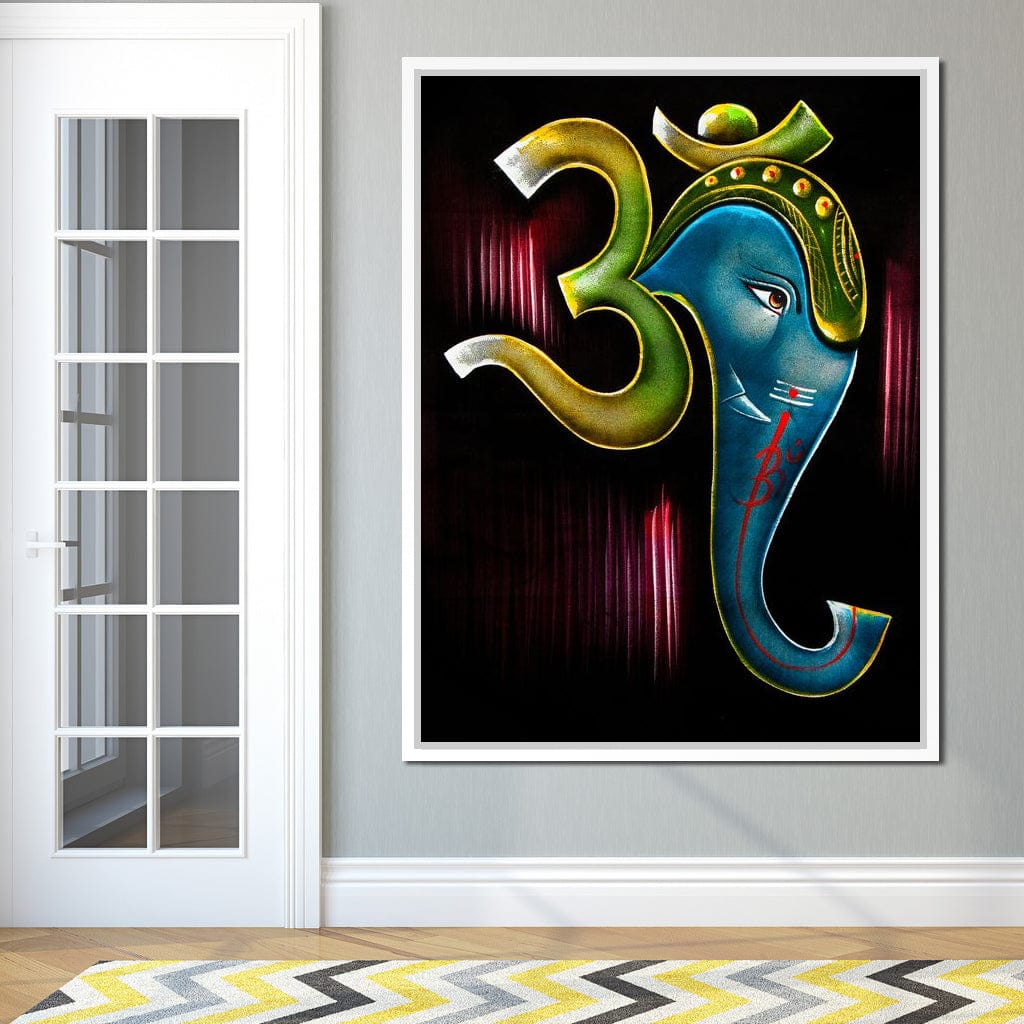 Ganesh Diwali Canvas Wall Art