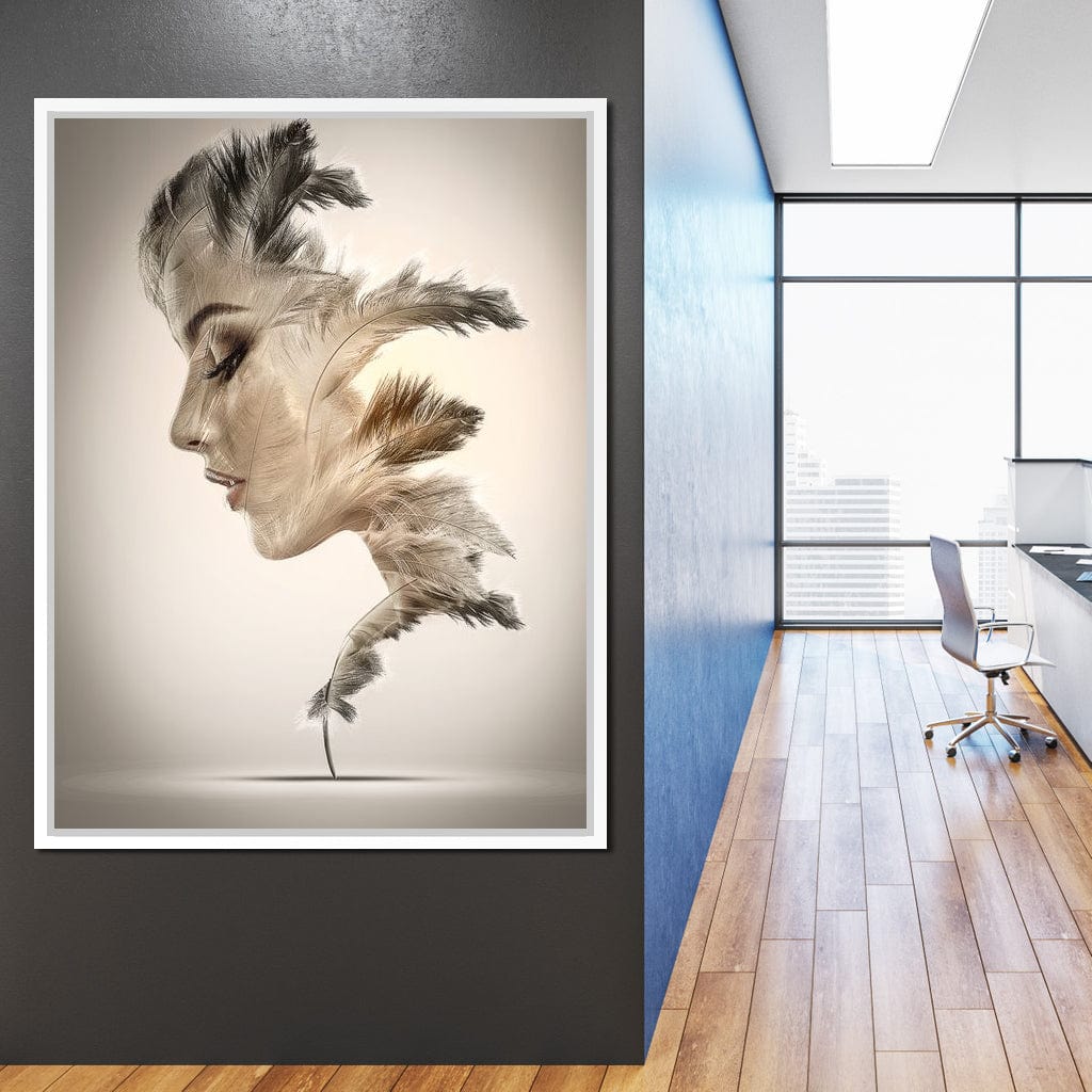 Feathers Canvas Wall Art