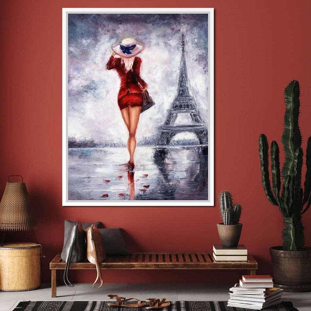 Looking for Love in Paris Canvas Wall Art
