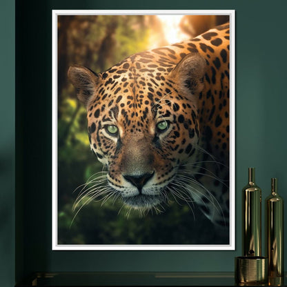 Leopard Amazone Canvas Wall Art