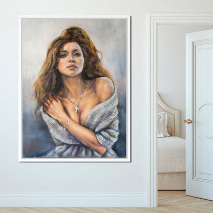 Sensual Portrait Canvas Wall Art