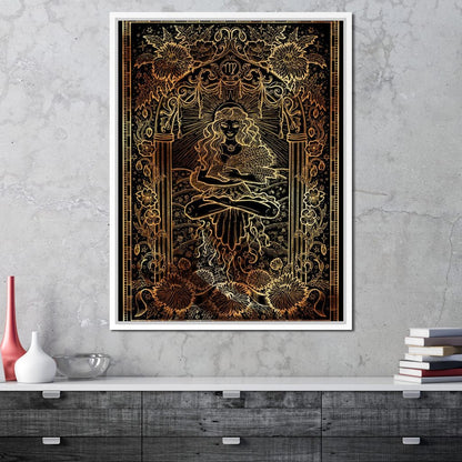 Zodiac sign Virgo Canvas Wall Art