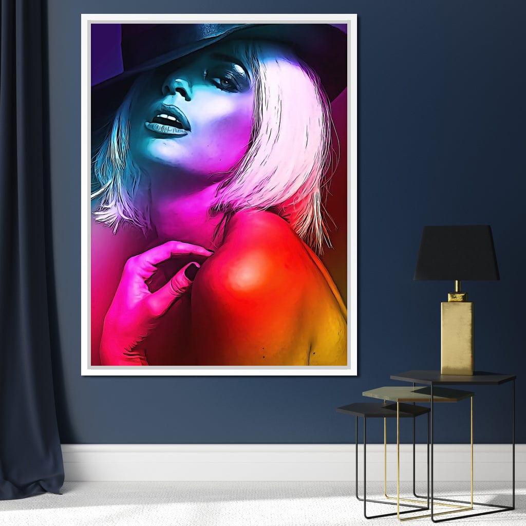 Seductive Blonde 1 Canvas Wall Art