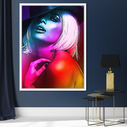 Seductive Blonde 1 Canvas Wall Art