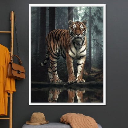 Tiger Reflection Canvas Wall Art