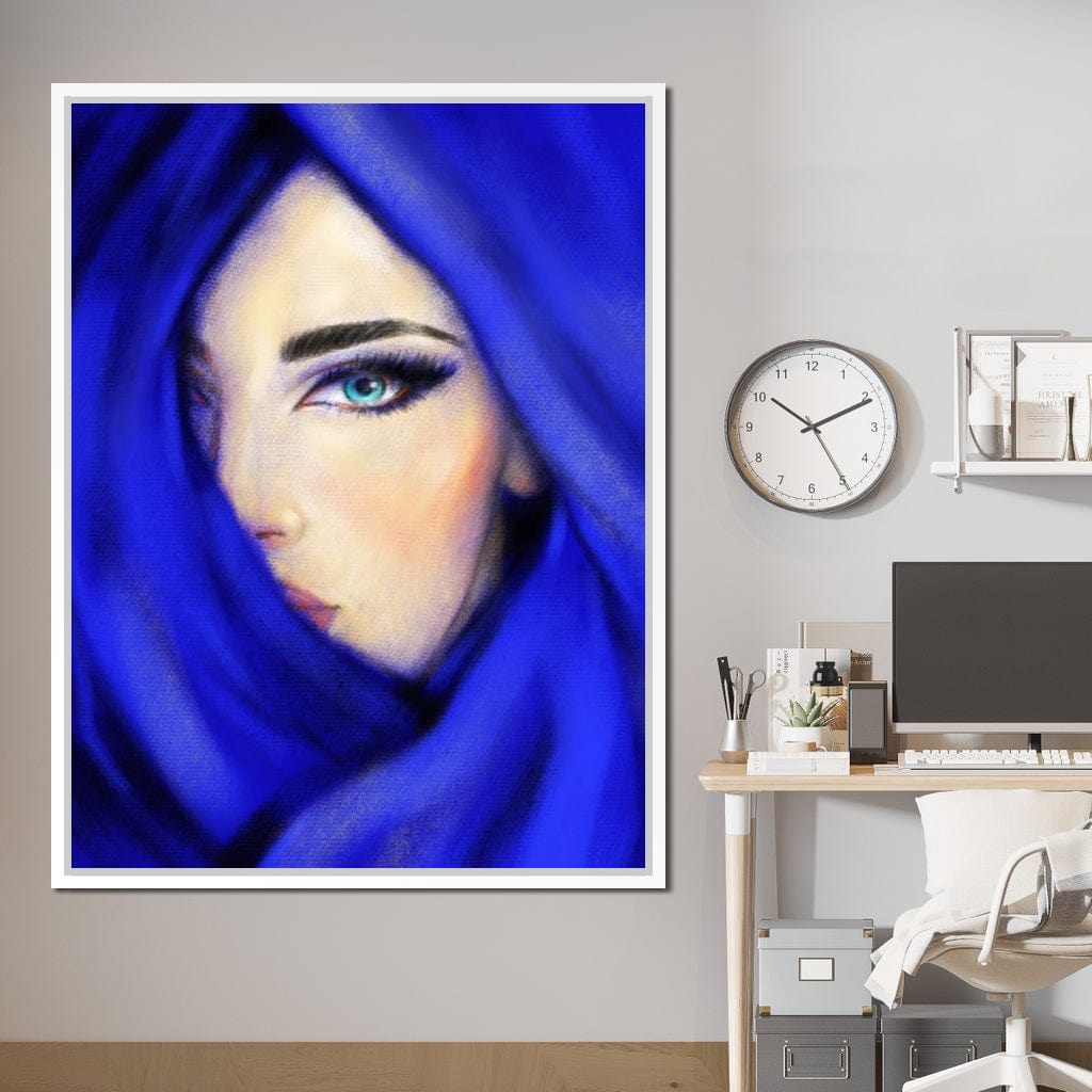 Blue Eye Canvas Wall Art