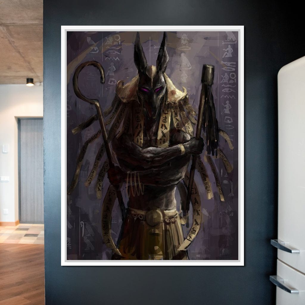 Anubis Canvas Wall Art