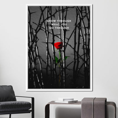Grow Through Canvas Wall Art