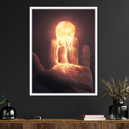Holding the Sun Canvas Wall Art
