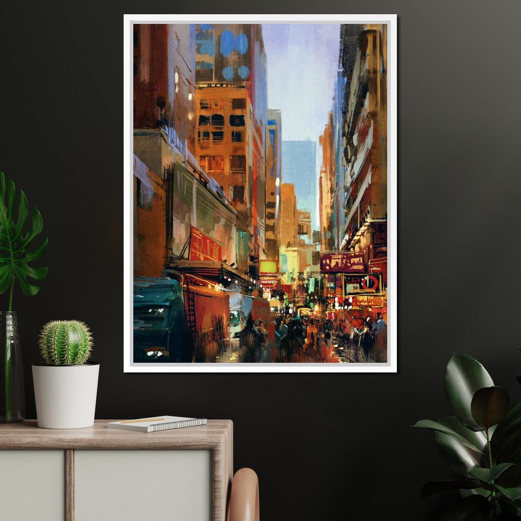 Pyrgonia City Canvas Wall Art