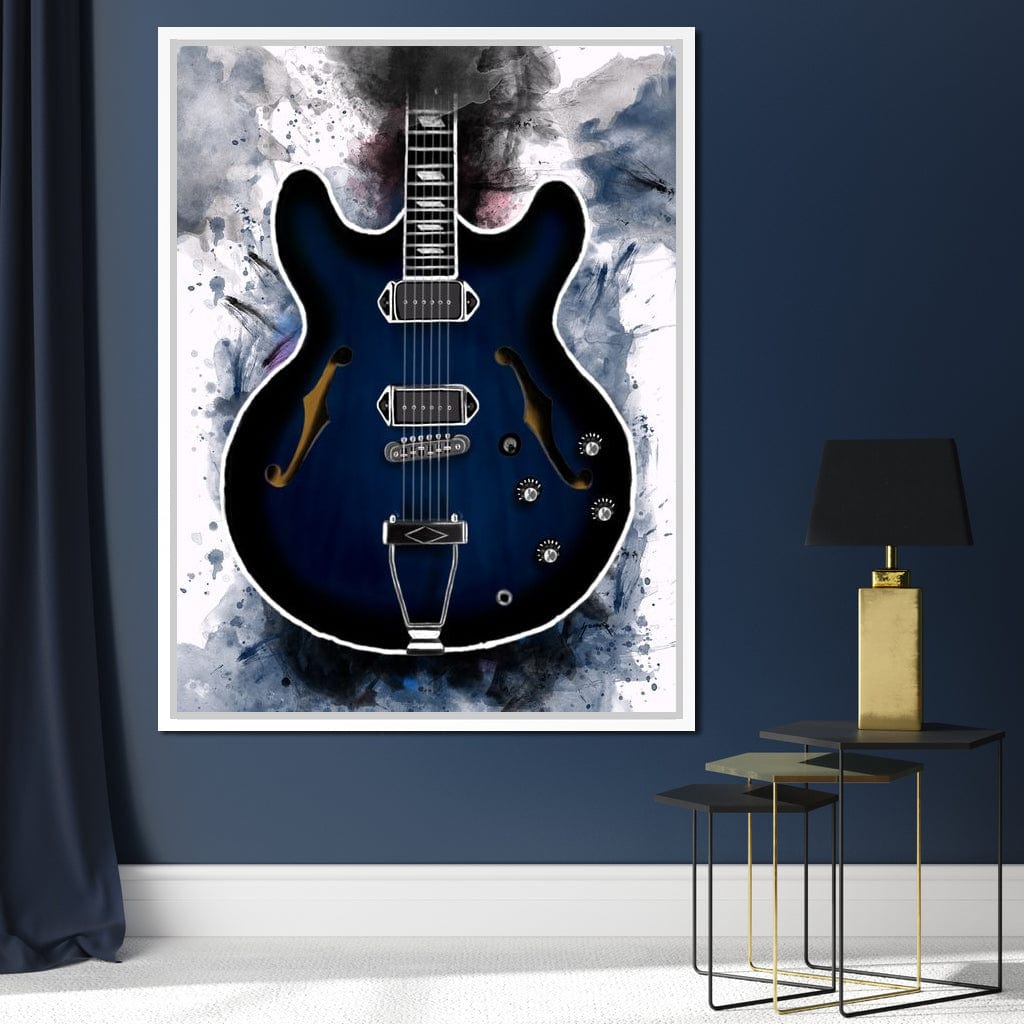 Gary Clark Jr's Electric Guitar Canvas Wall Art