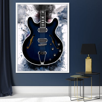 Gary Clark Jr's Electric Guitar Canvas Wall Art