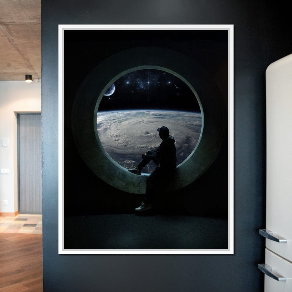 Planet View Canvas Wall Art