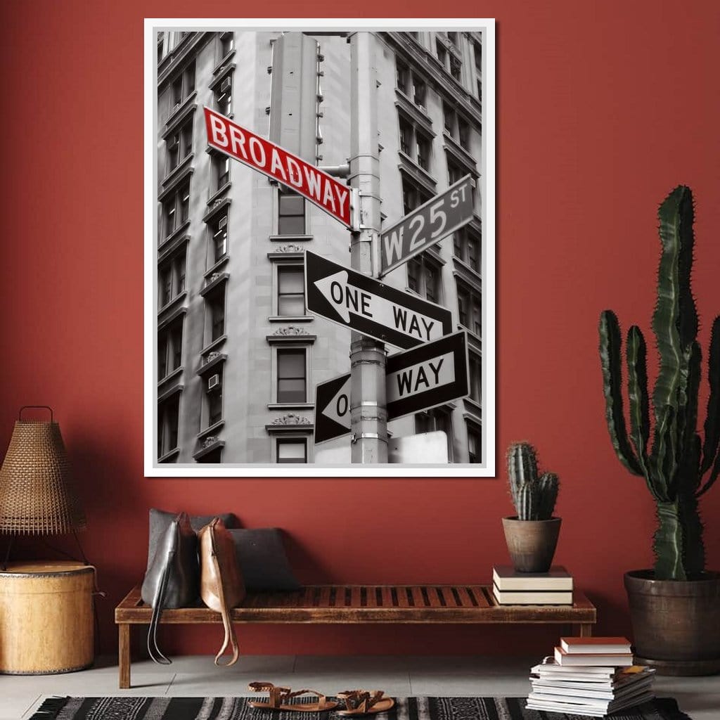 Broadway Canvas Wall Art