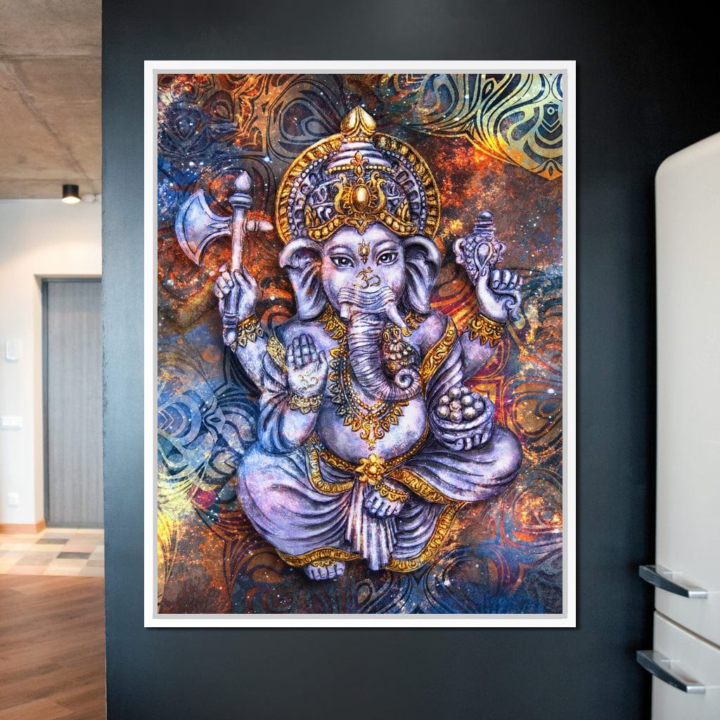 Spiritual Ganesha Canvas Wall Art