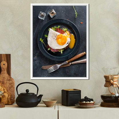 Breakfast Plate Canvas Wall Art