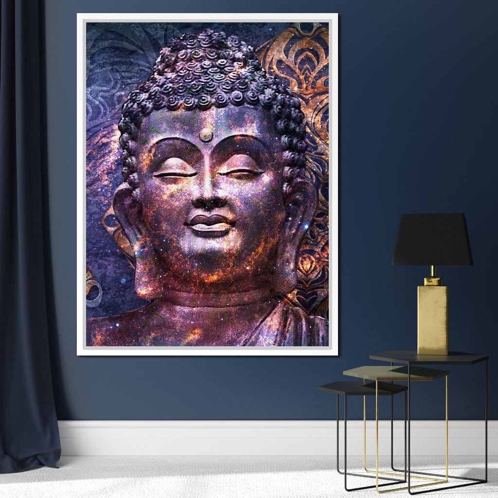 Blue Buddha Canvas Wall Art