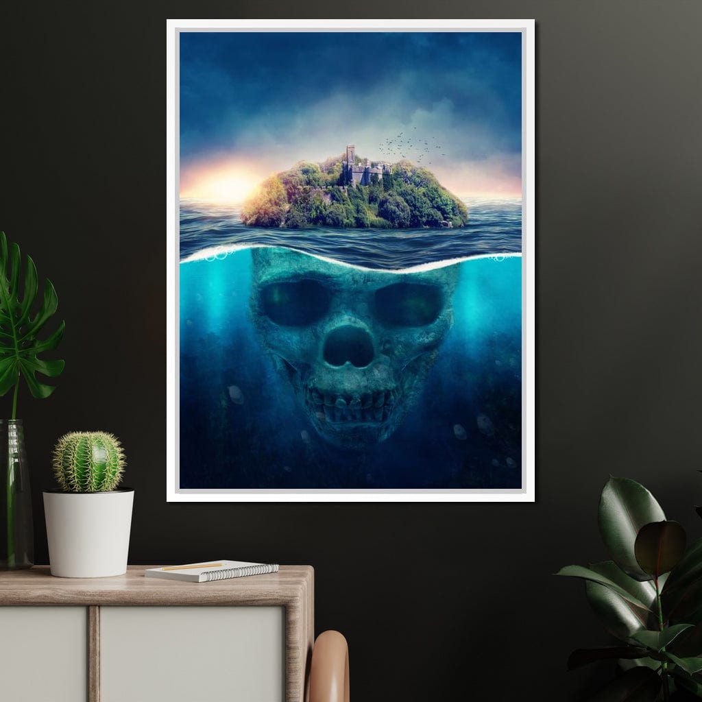 Skull Island Canvas Wall Art