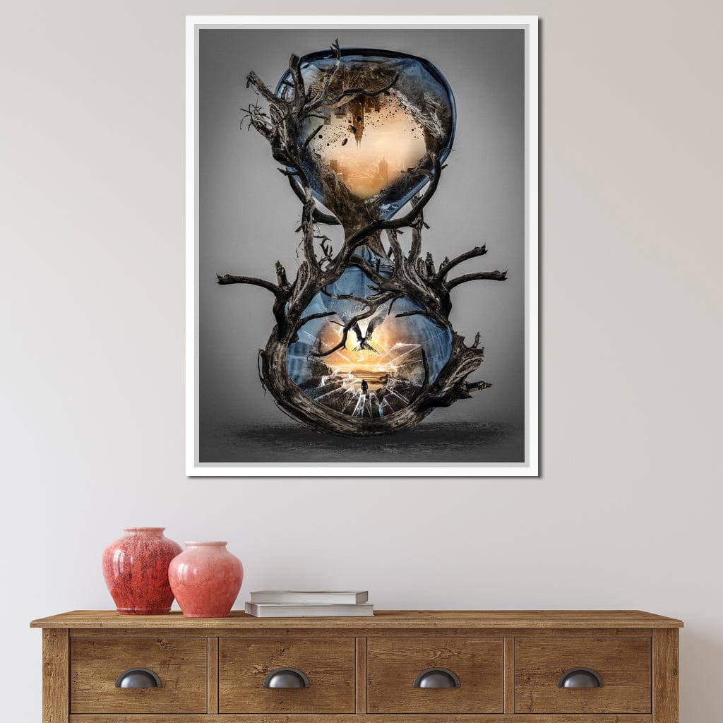 Hourglass Canvas Wall Art