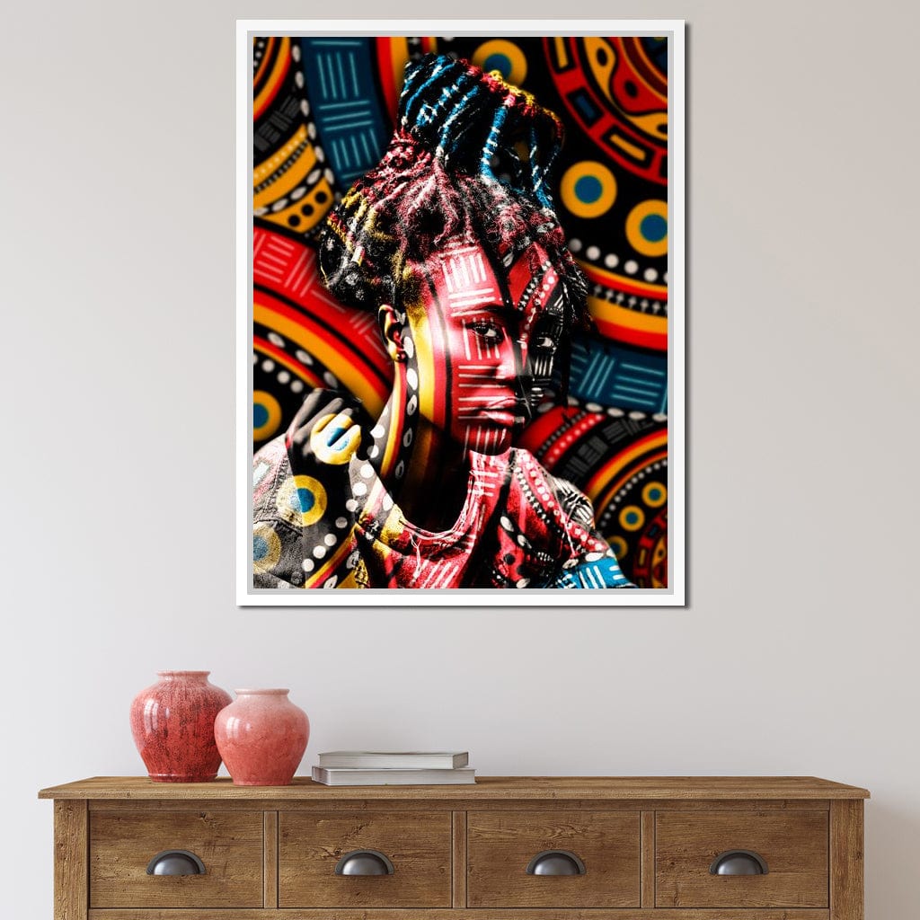 Colorful Portrait Canvas Wall Art