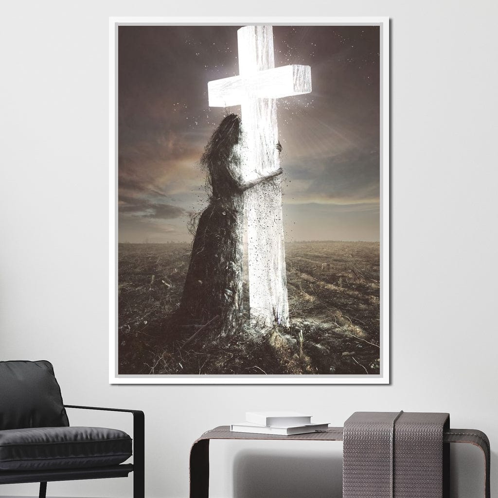 Holding Faith Canvas Wall Art
