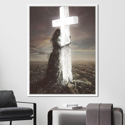 Holding Faith Canvas Wall Art