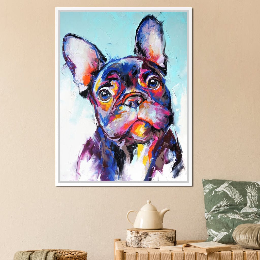 French Bulldog Canvas Wall Art