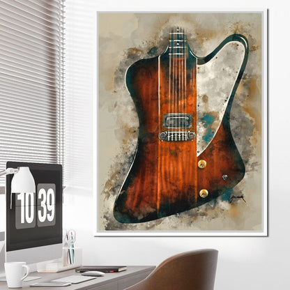 Eric Clapton's Electric Guitar Canvas Wall Art