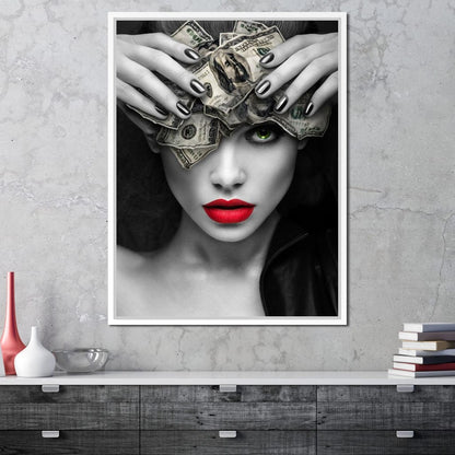 Mind On the Money Canvas Wall Art
