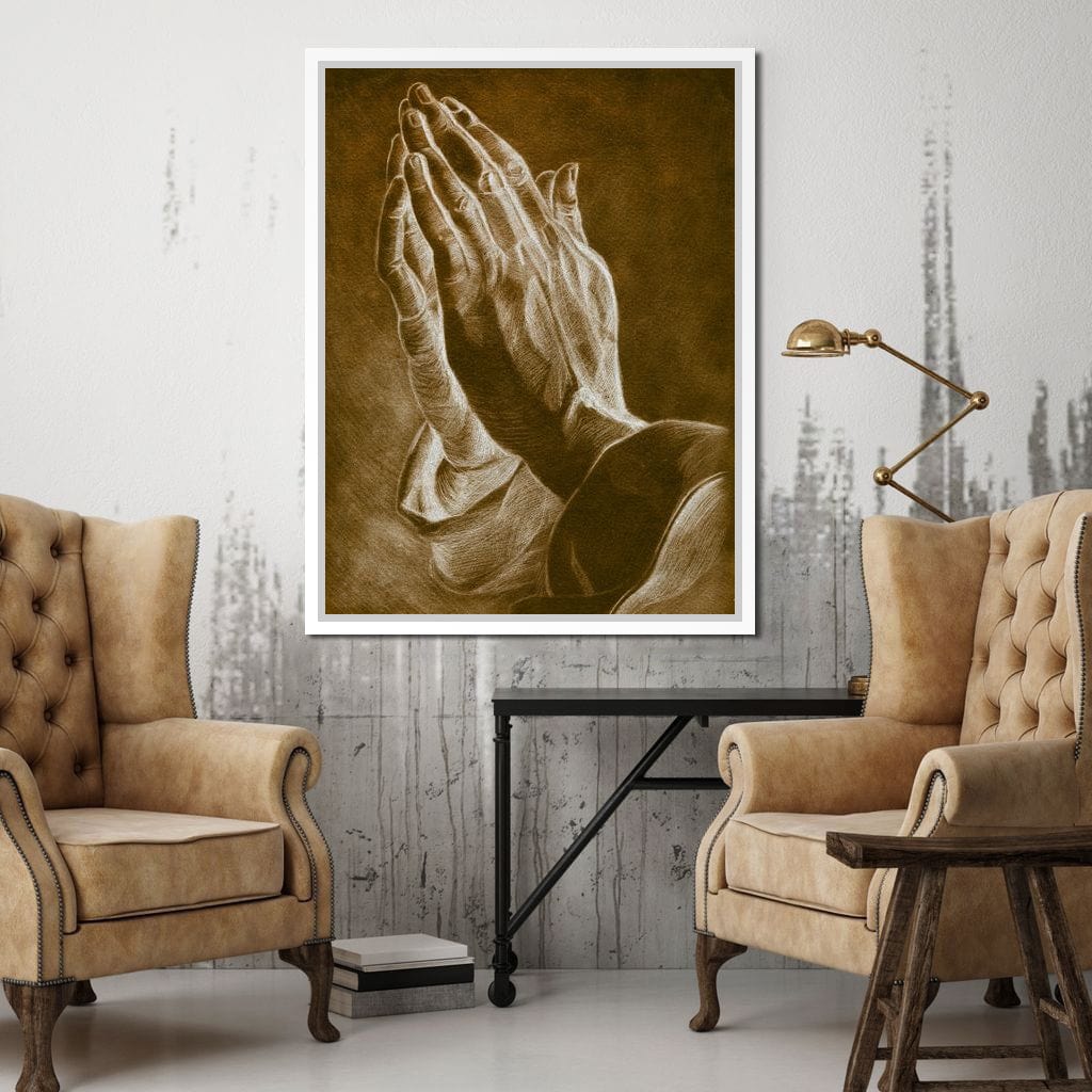 Praying Hands Canvas Wall Art