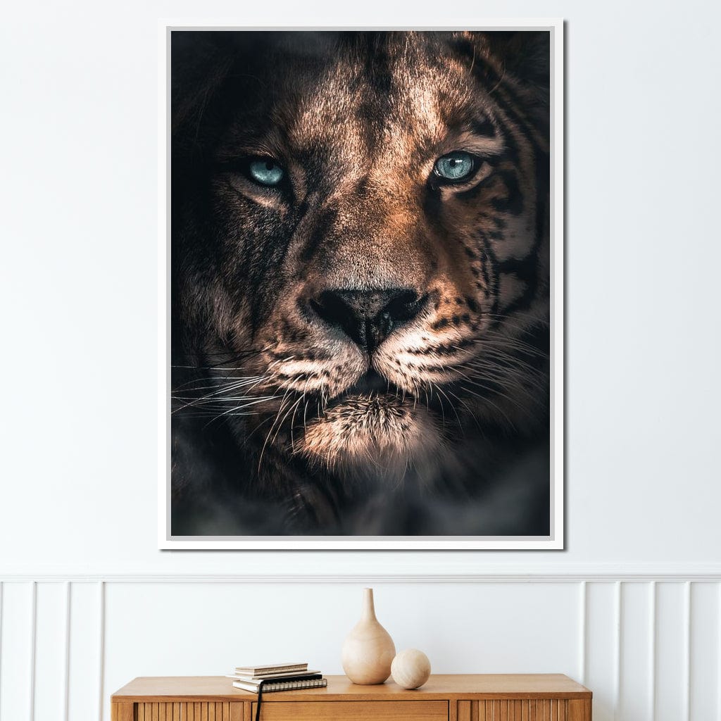 Lion Tiger Canvas Wall Art