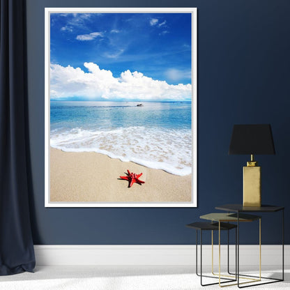 Caribbean Beach Canvas Wall Art