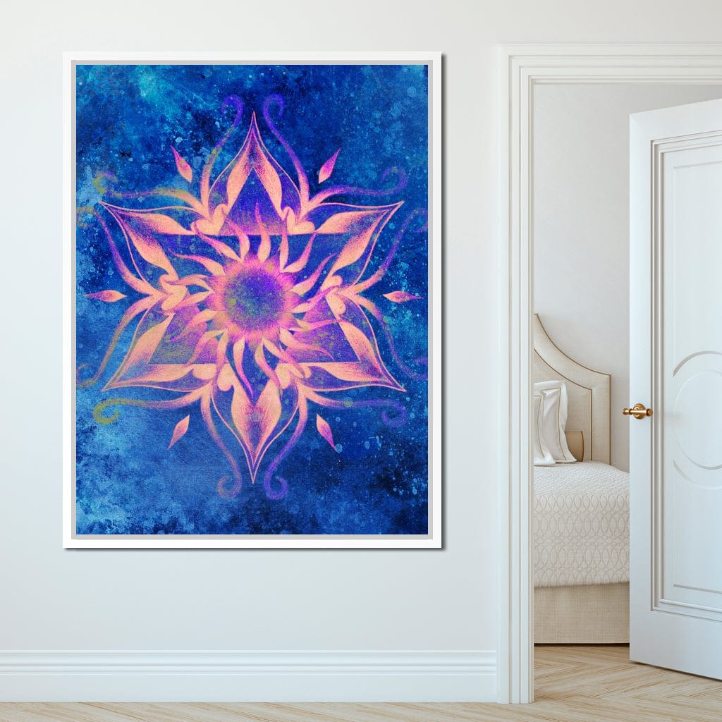 Pink Mandala Canvas Wall Art