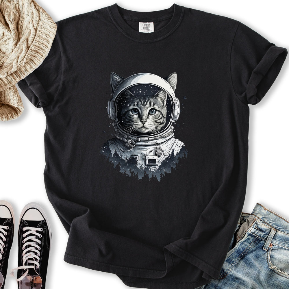 Astronaut Cat Relaxed Tee