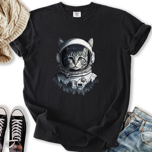 Astronaut Cat Relaxed Tee