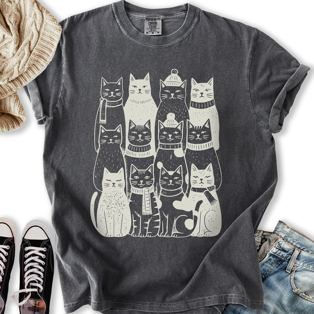 Winter Cats Relaxed Tee